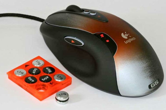 Logitech G5 Mouse Rust